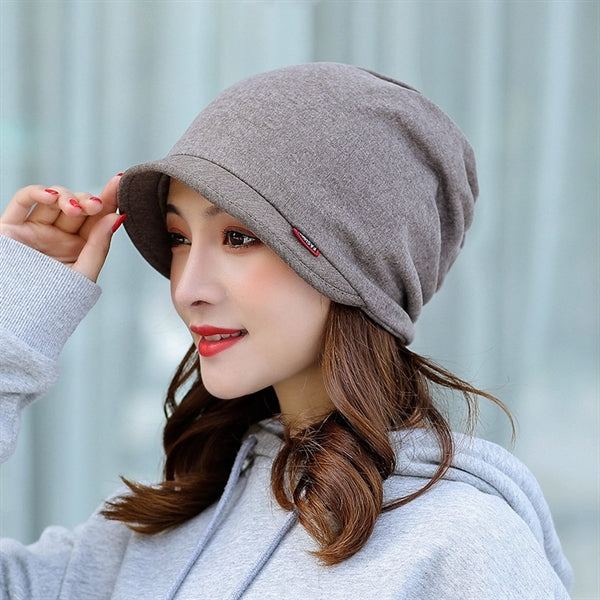 Keep Warm Knitted Hat&Scarf with Brim