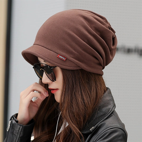 Keep Warm Knitted Hat&Scarf with Brim