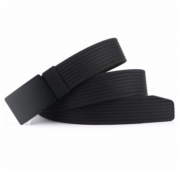 Men's Casual Adjustable Web Belts With Metal Buckle