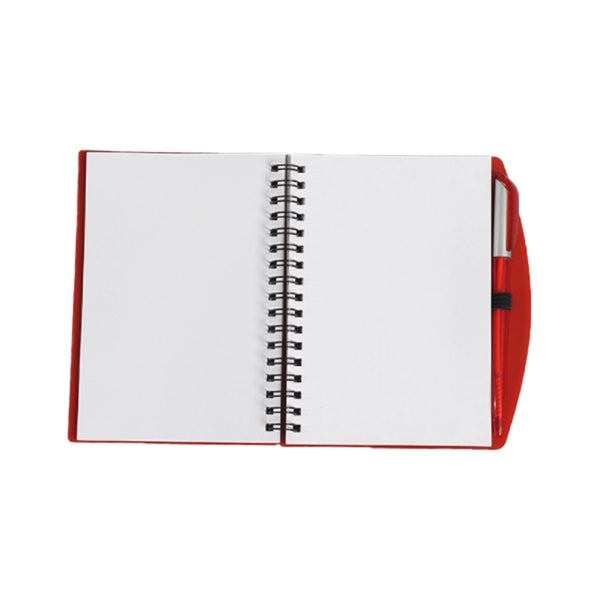 Spiral Notebook with Pen Holder