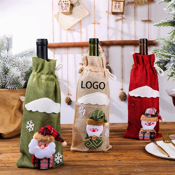 Burlap Wine Bags