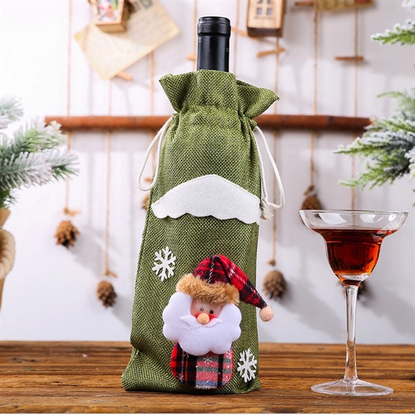 Burlap Wine Bags