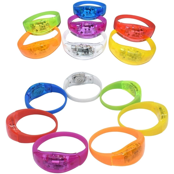 Voice Activated Sound Control LED Bracelets