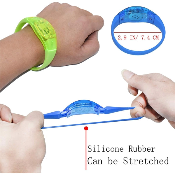 Voice Activated Sound Control LED Bracelets