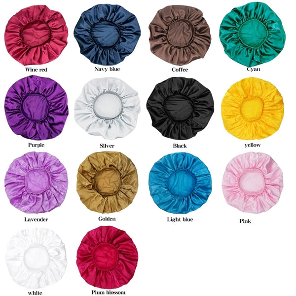 Double Side Bucket HatHeadscarf Sleeping Bonnet Hair Wrap