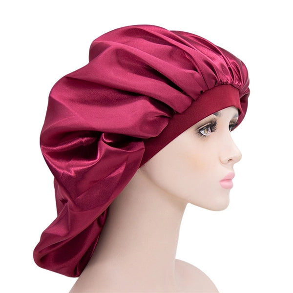 Double Side Bucket HatHeadscarf Sleeping Bonnet Hair Wrap