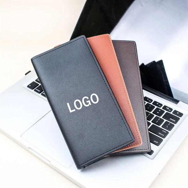 Long PU Men Business Wallet