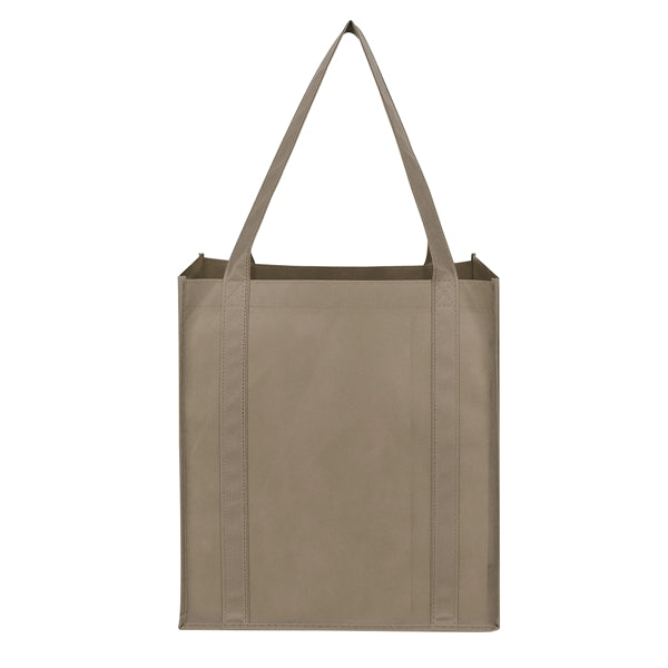 Non-Woven Grocery Tote Bag With Bottom Insert(Ocean)