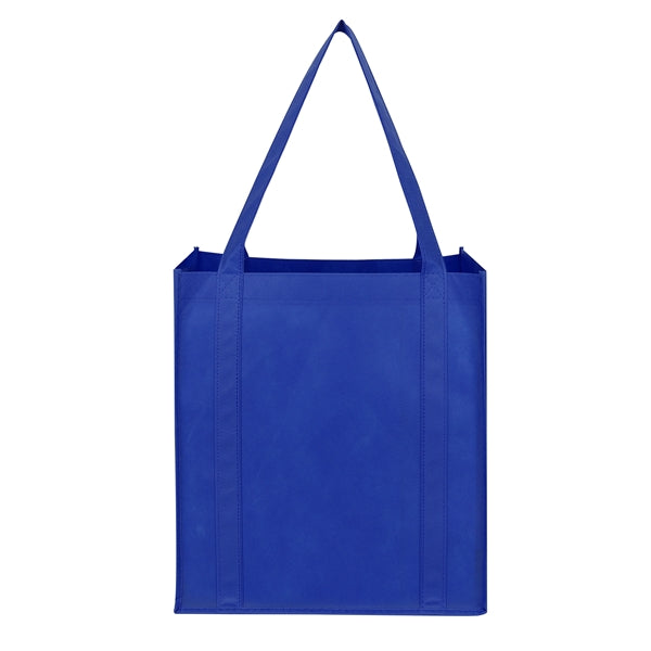 Non-Woven Grocery Tote Bag With Bottom Insert(Ocean)
