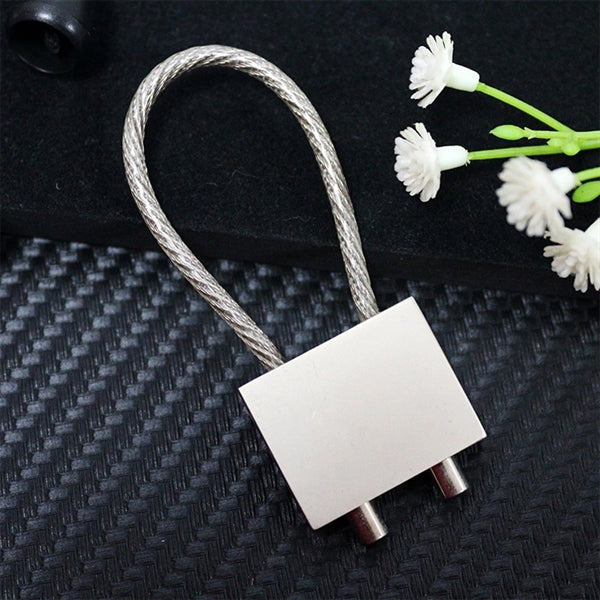 Cable Square Key Chain