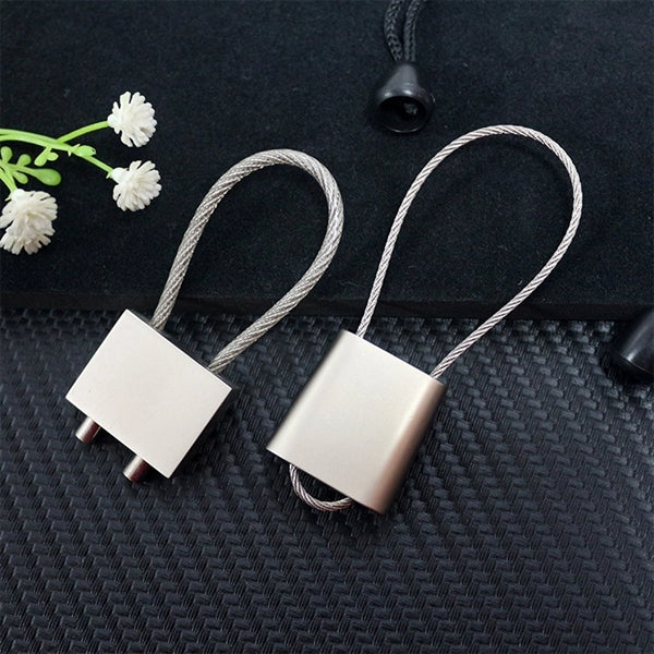 Cable Square Key Chain