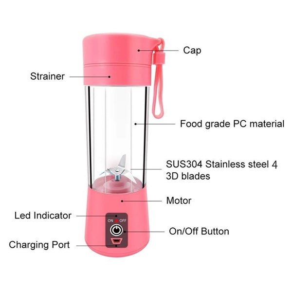 Portable Blender with Six Blades