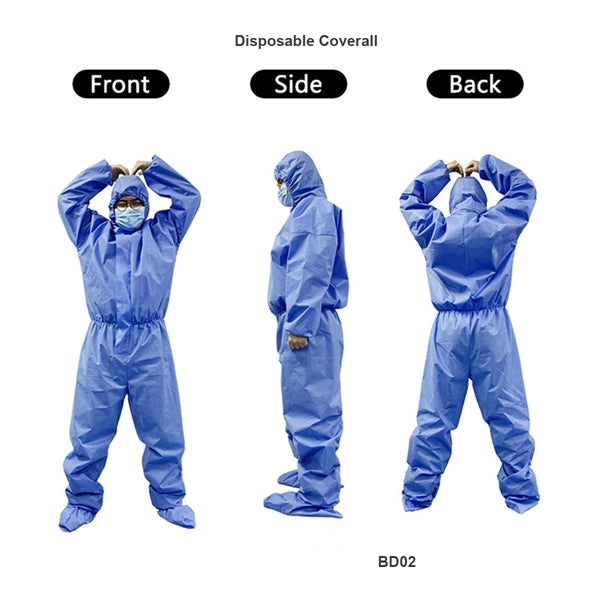 Disposable SMS Isolation Gowns Coveralls