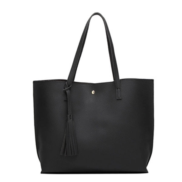 Leather tote bags large handbag for women