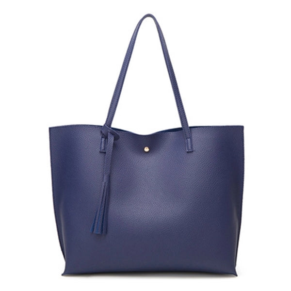 Leather tote bags large handbag for women