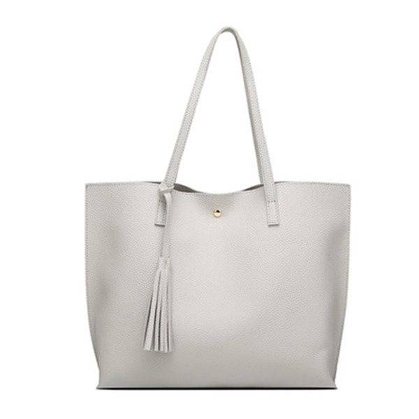 Leather tote bags large handbag for women