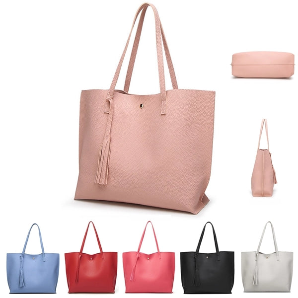 Leather tote bags large handbag for women