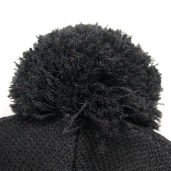 Knitted Beanie Hat with Braids