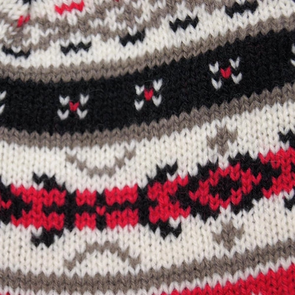 Knitted Beanie Hat with Braids