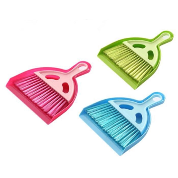Mini Dustpan and Brush Small Desk Broom Cleaning