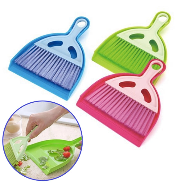 Mini Dustpan and Brush Small Desk Broom Cleaning