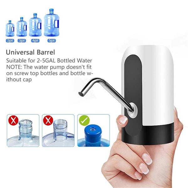 USB Rechargeable Electric Water Dispenser Pump