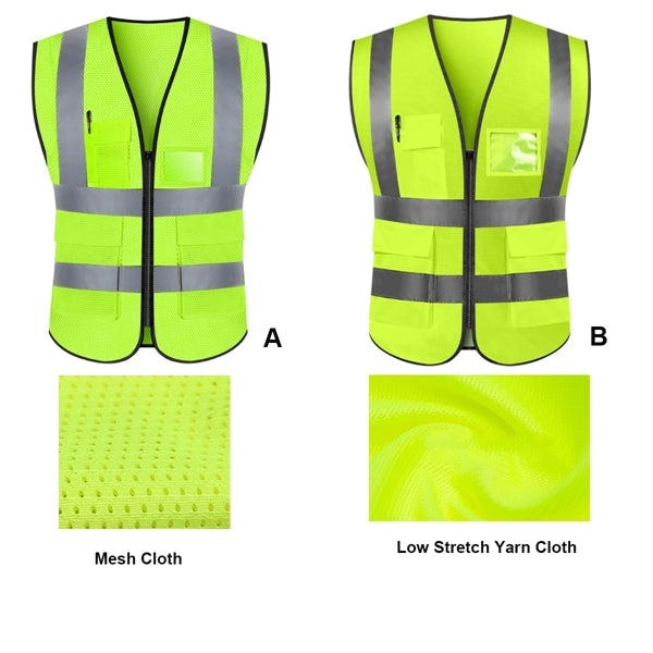 9 Pockets Reflective Safety Work Vest