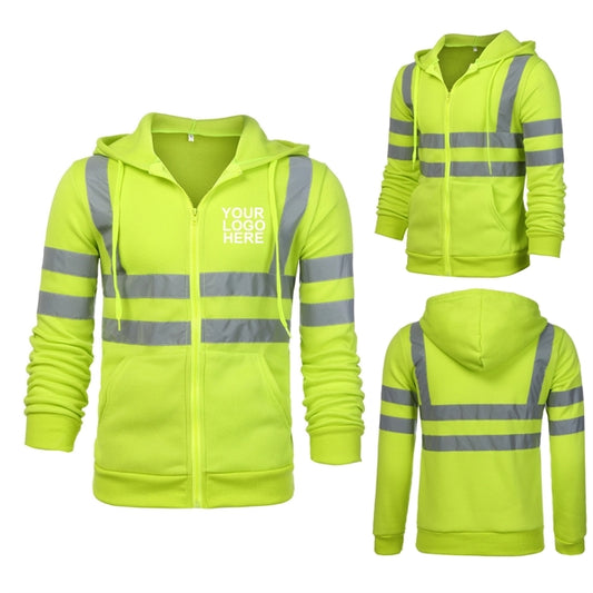 Reflective Fleece Hoodie Jacket