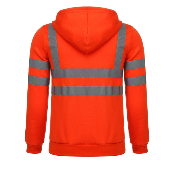 Reflective Fleece Hoodie Jacket