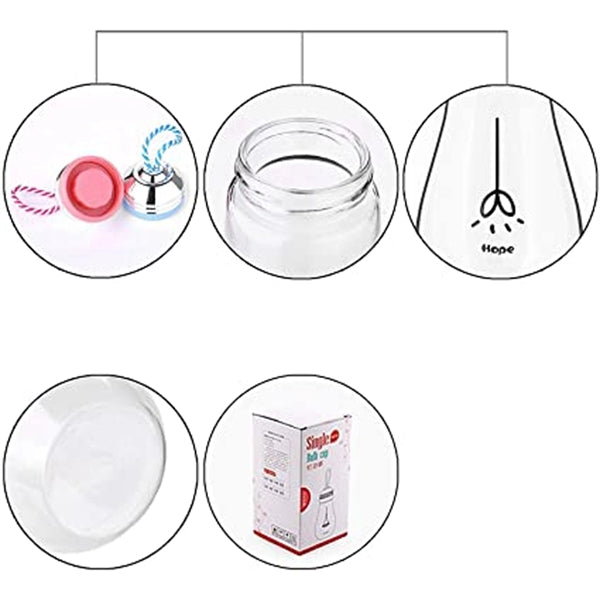 Bulb Shaped Glass Water Bottles