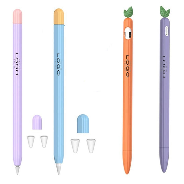 Apple pencil non-slip silicone protective cover