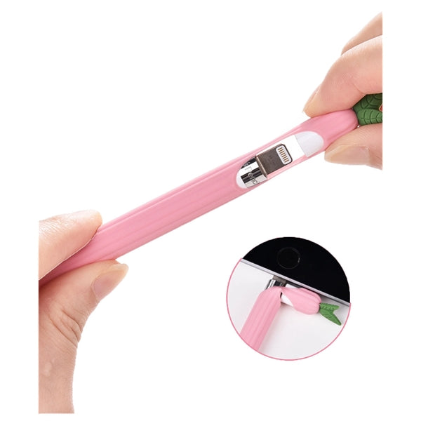 Apple pencil non-slip silicone protective cover