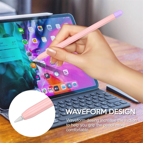 Apple pencil non-slip silicone protective cover
