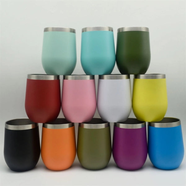 12oz Insulation Eggshell Cup With Lid