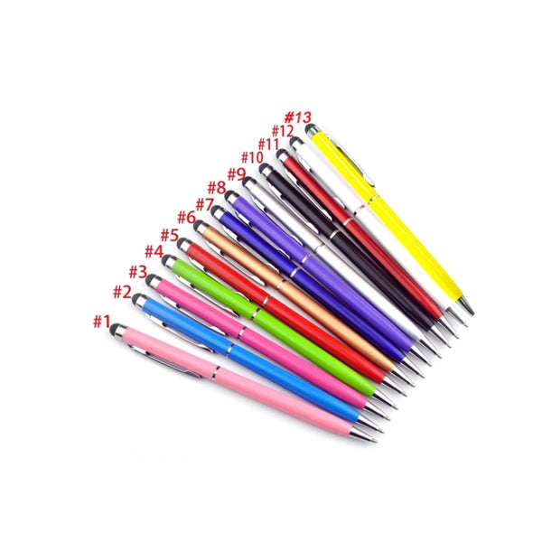 Mini Metal 2-in-1 Stylus Twist Ballpoint Pen