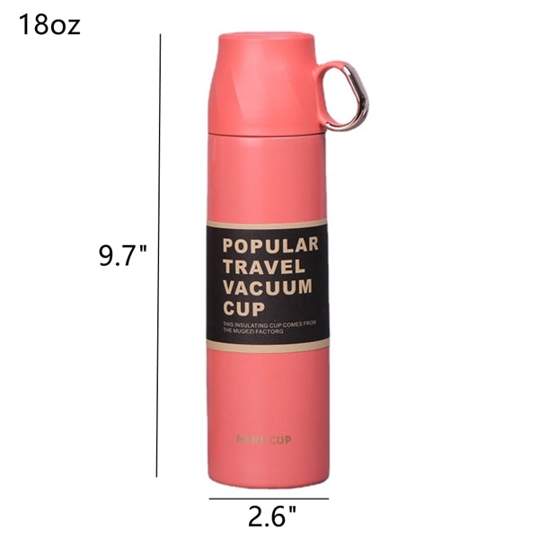 18oz Insulated Vacuum Stainless Steel Coffee Thermos Bottle