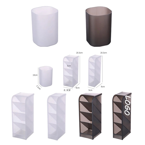 Four-compartment Vertical Storage Box Pen Holder