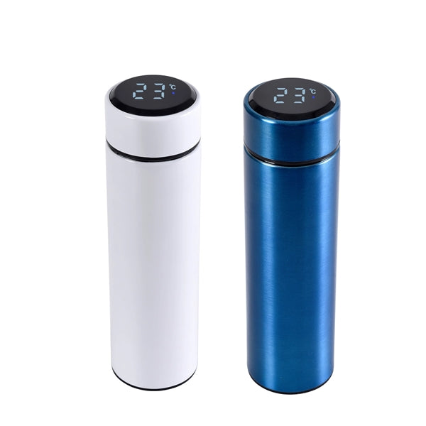 17 oz Thermo Water Bottle Travel Mug with LCD Touch Screen