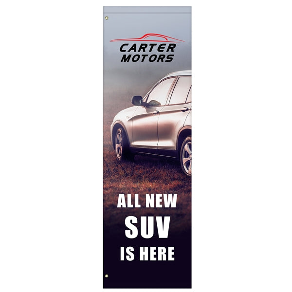 96" x 30" Custom Avenue Banner