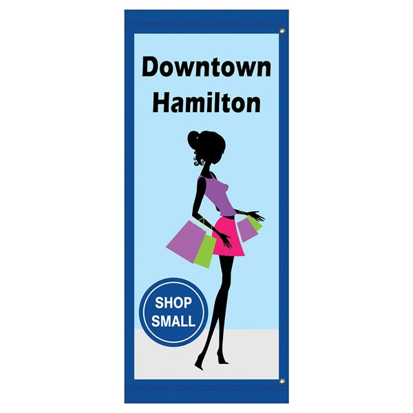 72" X 30" Custom Avenue Banner