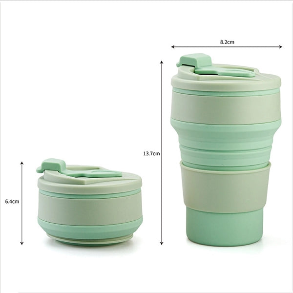 Portable Collapsible Silicone Coffee Cup