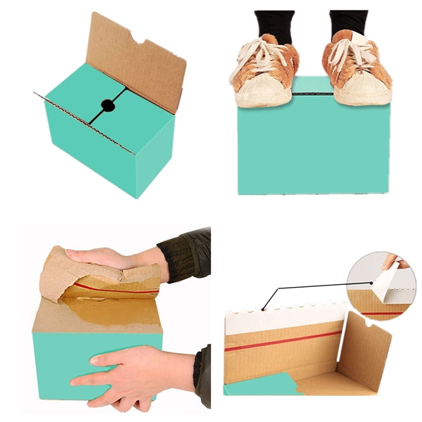 Full Color Recyclable Self Stick Zipper Shipping Mailers Box