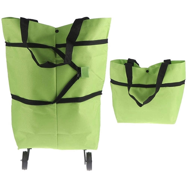 Folding Shopping Bag With Wheels