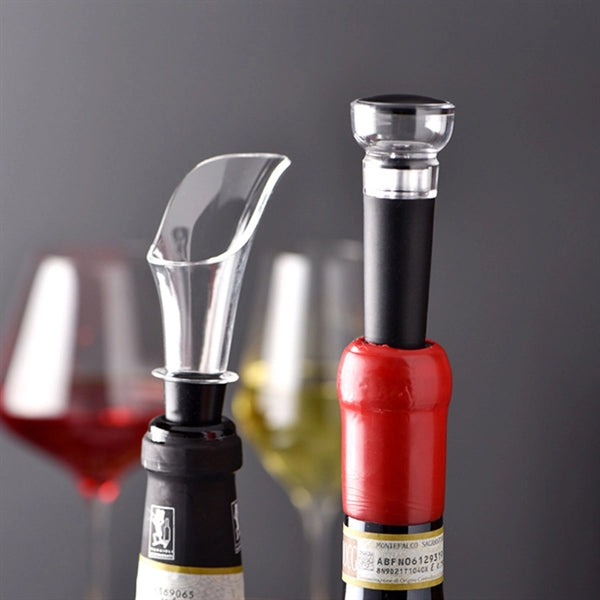 Wine Pourer Pour Spout and Stopper Set