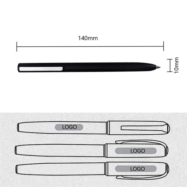 Retractable Metal Ballpoint Pens