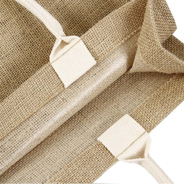 Linen Canvas Shopping Tote Bag