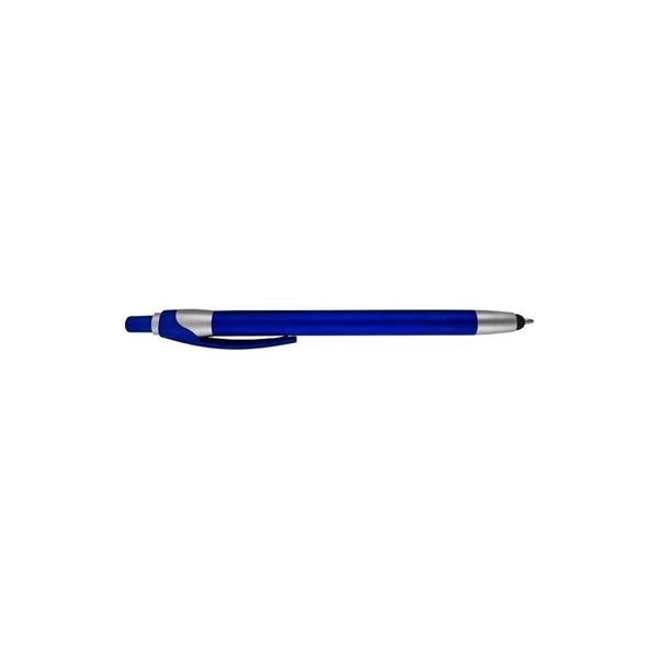 Metallic Colored Stylus Click Pen