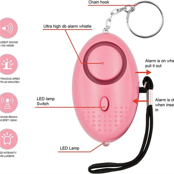 Personal Safety Alarm Keychain