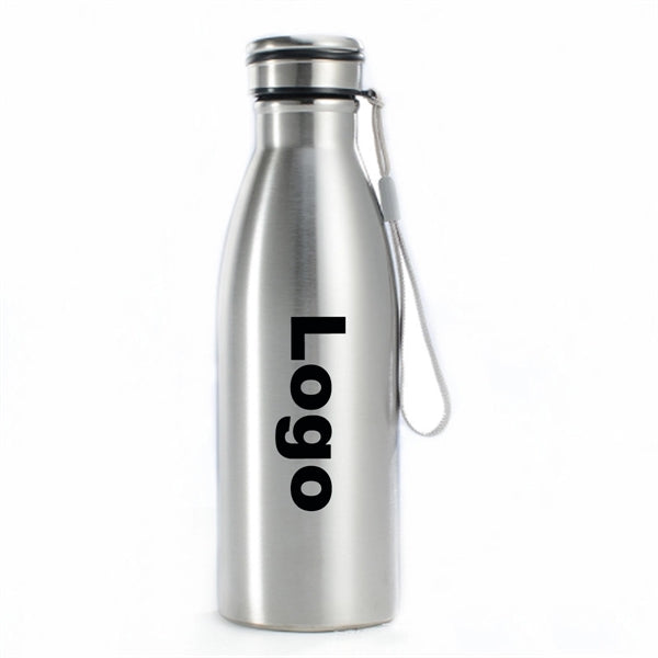 17oz Side Hanging Stainless Steel Water Bottle