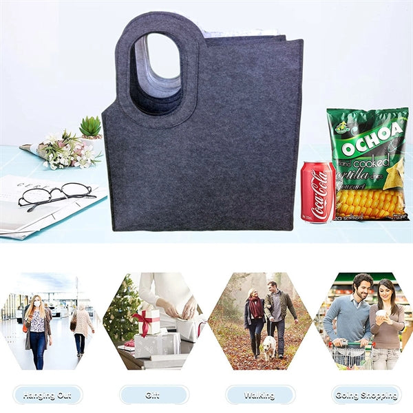 Large Felt Tote Bag